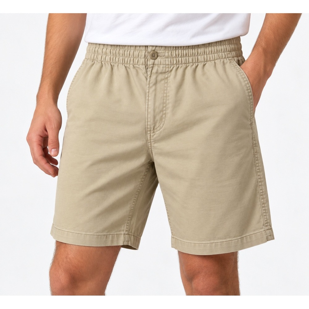 Ben Sherman Mens Stone Elastic Waist Casual Shorts BS25SH340 Large NWT